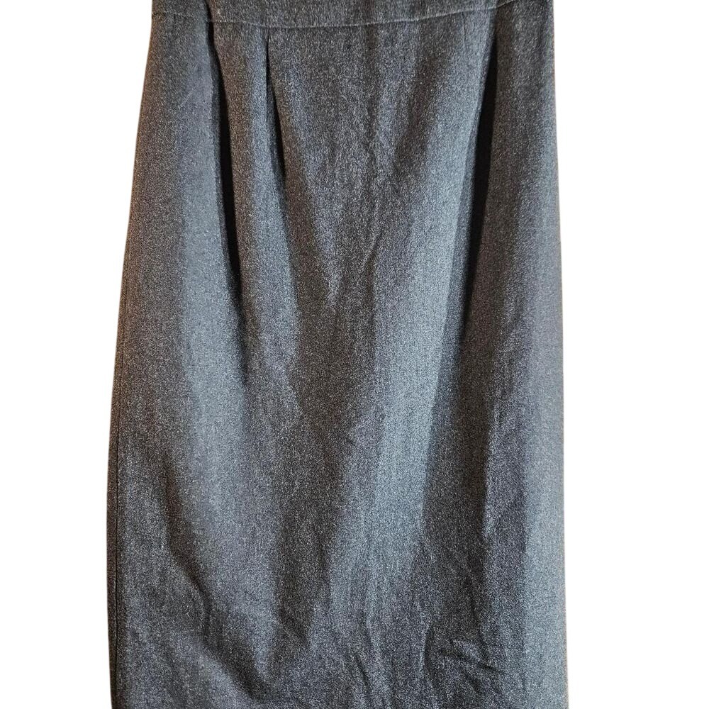 Chadwicks of Boston Gray Wool Blend Pencil Skirt‎ Midi Lined Career Size 6